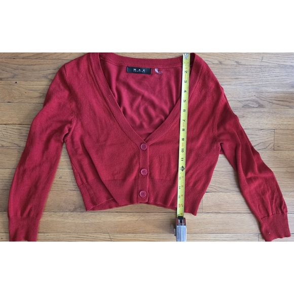 Modcloth Red and Yellow Cardigan Set - Picture 4 of 6